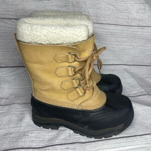 Sorel Caribou Women's 7 Waterproof Suede/Rubber Insulated Winter Snow